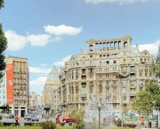 Апартаменты Panoramic Terace Victory Boutique Бухарест Экстерьер фото